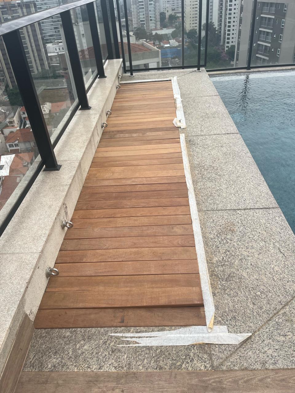 Piso depois da restauração